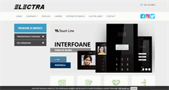 Desktop Screenshot of electra.ro